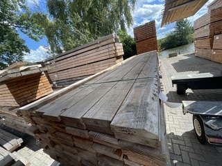Ca. 97x Douglas planken fijnbezaagd, 31x150mm, lengte 500cm